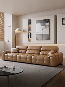 <span class=keywords><strong>Canapé</strong></span>-lit électrique moderne italien trois places en cuir véritable, fonctionnel et intelligent, avec système coulissant, pour villa - Product Image 4