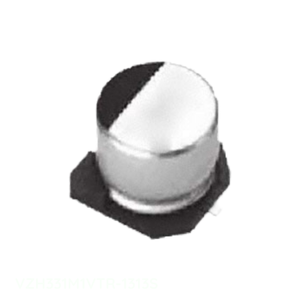 Condensador de Montaje Superficial SMD de 330uF 20% 35V, Canal del Fabricante 330uF VZH331M1VTR-1313S, Aluminio - Product Image 1