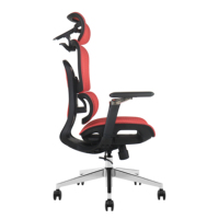 Vaseat Chaise de bureau ergonomique confortable à dossier haut, réglable en hauteur, moderne, en maille, pour le travail et l'informatique