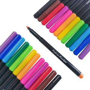 Juego de Rotuladores de Punta de Fibra de Colores, Rotuladores de Acuarela de Plástico Personalizados, Juego de 12/24 Colores - Product Image 2