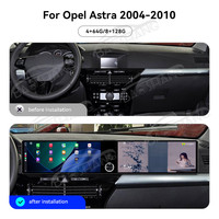 Autoradio multimédia Baoshang double écran tactile 12,3'' Android 13 pour Opel Astra 2004-2010 avec navigation GPS et Carplay