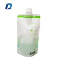 Pochette à bec kraft de qualité alimentaire personnalisée en plastique PET/BOPP avec bouchon en feuille d'aluminium pour l'emballage de boissons liquides à base de confiture de jus