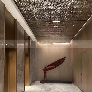 Paneles Decorativos de Metal de Acero Inoxidable con Relieve de Ondas Espejo ANN1189 - Product Image 5