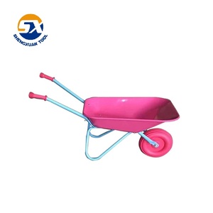 गुलाबी उद्यान बच्चों खिलौना बच्चों के लिए <span class=keywords><strong>wheelbarrow</strong></span> - Product Image 1