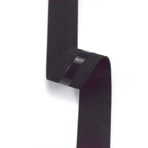 Antideslizante látex negro elástico 2,5 CM correa de silicona ropa de ejercicio correas costura recorte para pantalones de Yoga traje de baño - Product Image 2