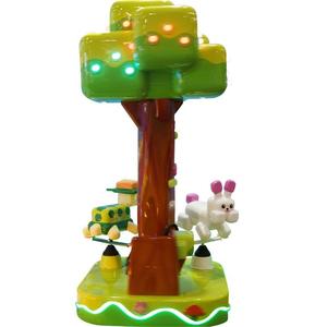 Nhà máy trực tiếp đồng tiền hoạt động trong nhà/ngoài trời rùa thỏ Carousel Arcade Swing Kiddie đi xe làm bằng nhựa bền có ngựa - Product Image 2