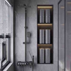 <span class=keywords><strong>Nicho</strong></span> de <span class=keywords><strong>Ducha</strong></span> Cuadrado de Acero Inoxidable para Baño, Nichos de Pared para Baño, Nichos de <span class=keywords><strong>Ducha</strong></span> 304 - Product Image 1