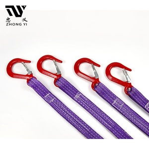 Sangle <span class=keywords><strong>de</strong></span> levage plate légère à 4 brins en polyester, capacité 3 tonnes, robuste pour le déplacement <span class=keywords><strong>de</strong></span> machines, l'assemblage <span class=keywords><strong>de</strong></span> lignes <span class=keywords><strong>de</strong></span> production et la quincaillerie. - Product Image 1