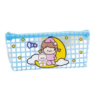Sac à crayons personnalisé à la mode pochette à crayons en PVC à fermeture éclair pour élève élévateur en plastique étanche