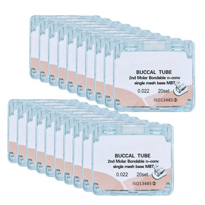 AZDENT 80 adet diş kaynağı için Bondable 2nd Molar n-conv tek 2G MBT <span class=keywords><strong>022</strong></span> ortodontik bukkal tüpler - Product Image 6