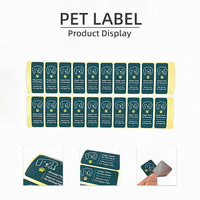 Étiquettes personnalisées pour animaleries en PET avec ensemble de fixation pour bouteilles et ensemble de fixation pour pochettes, pour étagères et caisses d'animaleries, service d'impression OEM