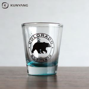 Small Liquor <strong>Cup</strong> Wholesale Custom <strong>Frosted</strong> Gradient <strong>Glass</strong> <strong>Cup</strong> Shot <strong>Glass</strong> for Men - Product Image 3