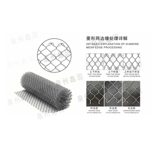 Tùy Chỉnh Nhiệm Vụ Nặng Nề Mạ Kẽm Kim Cương Lưới Dệt Chuỗi Liên Kết Lưới Cho Khai Thác Mỏ Đường Hầm Hỗ Trợ Rockfall Bảo Vệ Dây Thép - Product Image 5