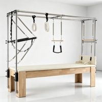 Vente en gros d'usine : Équipement de fitness en bois d'hévéa pour Pilates Cadillac et Trapèze, OEM en vrac