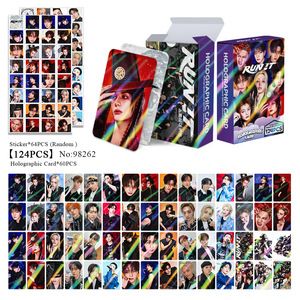 การ์ดเลเซอร์ Stray <span class=keywords><strong>Kids</strong></span> 124 ชิ้น, การ์ดแฟลช, การ์ดรูปภาพสินค้า RUN IT, การ์ด LOMO สองด้าน, การ์ดโฮโลแกรม - Product Image 2