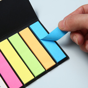 Bloc-notes créatif autocollant en papier kraft et blocs-notes adhésifs avec mémos détachables et motifs colorés - Product Image 2