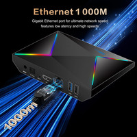 Boîtier TV Ihomemix R69 Plus Android 14 Lecteur Multimédia 8K 3D Wifi6 4 Go 32 Go Box Top IA Allwinner H728 Octa Core R69 Plus