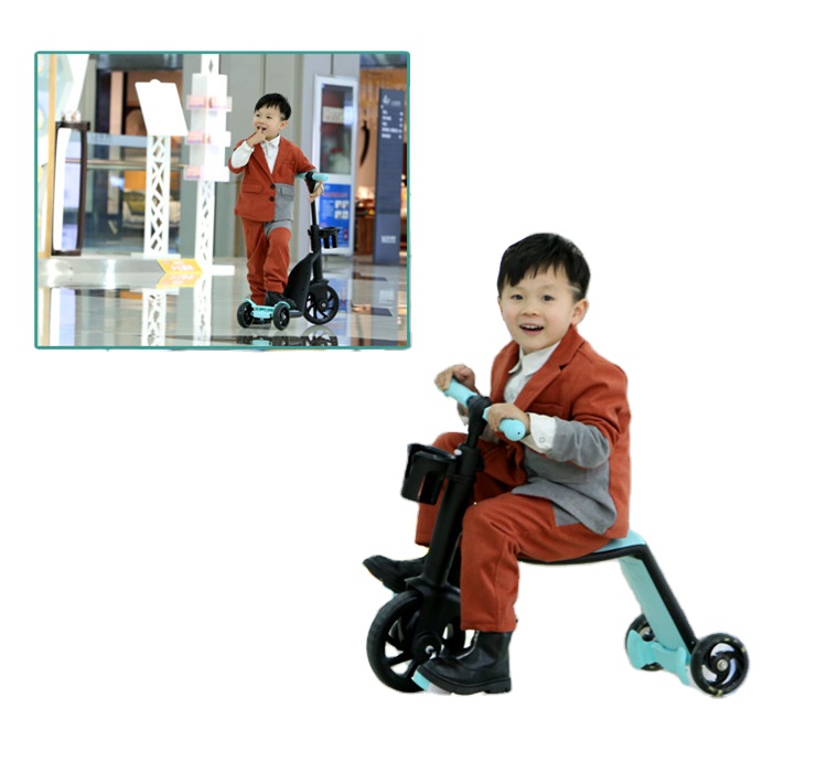 Хит продаж Цена по прейскуранту завода-изготовителя детям использовать 3-в-1 скутер детская Езда на машине скутер