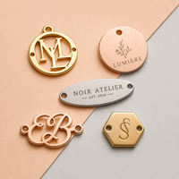 Étiquette métallique adhésive pour sacs à main, chaussures, vêtements – Plaque métallique époxy émaillée – Fournisseur d'usine de qualité supérieure – Échantillon rapide disponible