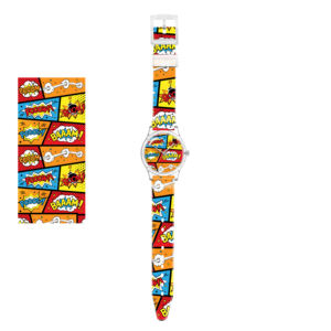 Montre en plastique à motifs pour hommes et femmes, bracelet personnalisé avec votre propre Design, imprimé, unisexe - Product Image 2