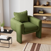 Canapé-lit multifonctionnel moderne en tissu PU de luxe nordique avec pieds en métal pour salon, petit canapé, meubles de maison