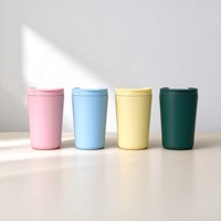 Nouvelle conception 2027, tasse à café ou à thé de 360 ml (12 oz) avec couvercle, double paroi, isolée sous vide, en acier inoxydable, gobelet de voyage thermique