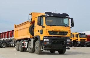 Camión volquete de rueda motriz 8x4 de servicio pesado chino Euro 2 estándar de emisión con cámara trasera para transporte minero en China - Product Image 3