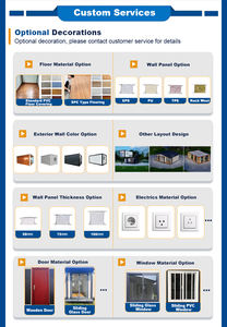 DreamMaker Factory Chine Maisons préfabriquées Maisons conteneurs modernes portables Maisons conteneurs détachables de 20 pieds - Product Image 5