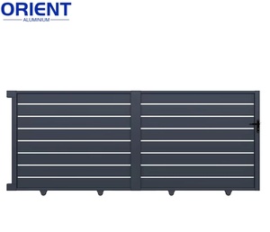 Portes coulissantes en aluminium Orient, designs de portails métalliques - Product Image 5