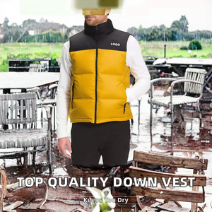 Veste sans manches matelassée imperméable de haute qualité pour l'hiver, pour hommes et femmes, vente en gros, personnalisation ODM OEM - Product Image 2