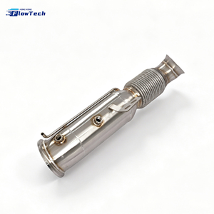 Tubo de Escape de Alto Flujo para Carreras, Pulido, para BMW 540i 740Li 840i B58 3.0T con OPF, Acero Inoxidable ss304 - Product Image 1