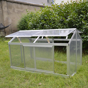 <span class=keywords><strong>Jardinera</strong></span> Elevada Multifuncional VERTAK de 114x60x67cm, Invernadero de <span class=keywords><strong>PVC</strong></span>+Aluminio con Cubierta Transparente de PC - Product Image 3