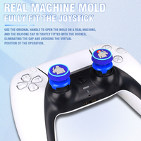 Coque en silicone antidérapante PS5 pour console de jeu Joystick analogique Thumb Grip Extender Replacement Cover Case