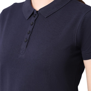 Polos de Alta Calidad para Mujer, de Algodón y Poliéster, Manga Corta, Transpirables, Ropa Casual, con Logotipo Personalizado OEM, Polos de Golf para Mujer - Product Image 5