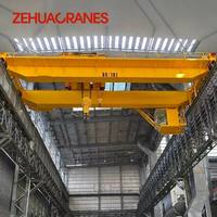 Grúa Puente de Doble Viga Modelo QD de Zehua, 20 Toneladas, Elevación de 20 Metros, Grúa de Doble Viga