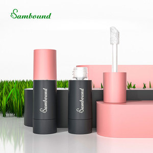 Meilleures ventes en gros Récipient de brillant à lèvres en PET rechargeable de 11ml Tube transparent avec baguette applicatrice pour emballage de maquillage personnalisé - Product Image 2