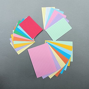 150g engrosada línea Horizontal índice tarjeta cuaderno papel marcapáginas Bloc de notas para inglés palabra taquigrafía para decoración del hogar - Product Image 3