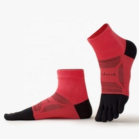 Chaussettes à cinq doigts pour la course à pied, chaussettes de haute performance Coolmax, respirantes, pour hommes et femmes