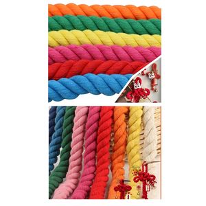 Anno nuovo 3 filo intrecciato 20mm fai da te artigianato fatto a mano <span class=keywords><strong>Makrame</strong></span> ad alta tenacità eco-friendly Nylon/cotone corda per la casa tessile - Product Image 5