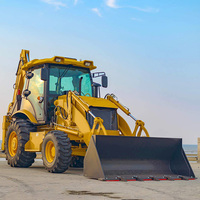 Gratis pengiriman multi-fungsi 4 roda penggerak baru backhoe dan loader 3 Tton 5 ton baru Harga muatan backhoe untuk dijual muatan backhoe