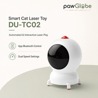 Jouet laser intelligent pour animaux de compagnie, pointeur laser pour chat avec télécommande via application, mode automatique et manuel, lumière 7 couleurs pour chats d'intérieur