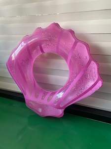 ห่วงยางว่ายน้ำแบบใหม่ ดีไซน์เปลือกหอยวิบวับ - สไตล์ INS ห่วงยางพองลมสำหรับเด็ก - Product Image 3