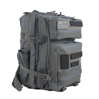 Sac de sport tactique portable imperméable personnalisé en Oxford 900D avec Molle Fitness Trekking 25L 45L Sac à dos de randonnée en plein air
