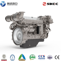 Moteur diesel marin SDEC 150HP 200HP 250HP 300HP 4 temps refroidi par eau pour applications marines commerciales