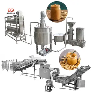 Linha de produção automática de manteiga de amêndoa e caju de alta qualidade