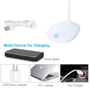 <span class=keywords><strong>Luz</strong></span> LED recargable por USB, cuello de cisne Flexible, mesa <span class=keywords><strong>para</strong></span> cuidar los ojos, Control táctil, lectura ABS portátil <span class=keywords><strong>para</strong></span> niños, iluminación interior - Product Image 2