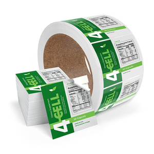 Cmyk in ấn biểu tượng tùy chỉnh dính giấy Sticker Vinyl Nhãn bao bì trong tấm cuộn hoặc chết cắt Sticker - Product Image 3