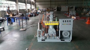 Compresor de oxígeno industrial Sulzer <span class=keywords><strong>SIAD</strong></span> de 12bar, 15kW, CA, sin aceite, alternativo con bomba de motor estacionario, cojinete de motor y PLC - Product Image 2