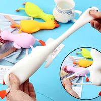 LZY840 jouet à presser en forme de canard Kawaii, Mochi, Squishy, jouets anti-Stress