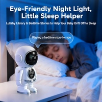 Robot intelligent IA pour enfants : jouet éducatif avec reconnaissance vocale, conversation, chat, chansons d'astronaute, questions et réponses, apprentissage précoce